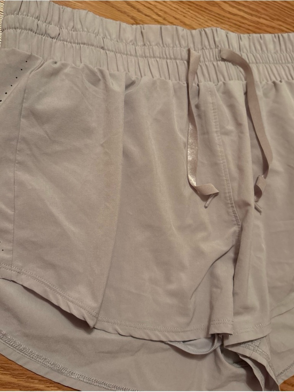 JoyLab Light Gray Layered Athletic Drawstring Shorts - Picture 2 of 3